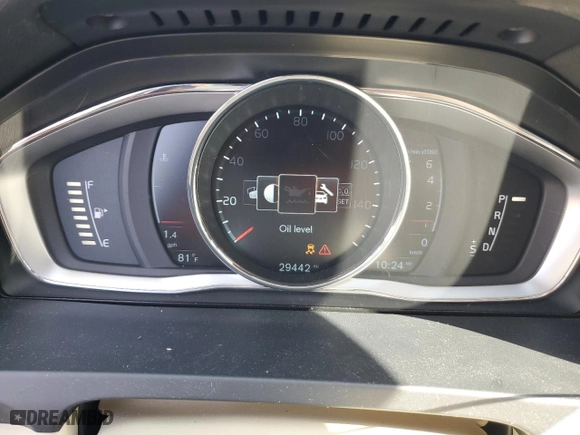 2015 Volvo S60 T5 Drive-E Premier with VIN YV140MFK8F2366989, listed as a Copart auction lot 52489475 with 29,442 mi miles and Salvage Title. Bid and sale history available at carsss.com. Image 9.