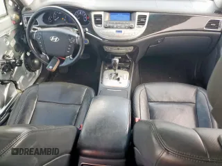 2013 Hyundai Genesis 3.8L with VIN KMHGC4DD4DU243086, listed as a Copart auction lot 60166675 with 95,471 mi miles and Salvage title. Bid and sale history available at DreamBid. Image 8.