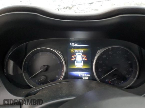 2015 Infiniti Q50 Sport with VIN JN1BV7AP9FM353341, listed as a Copart auction lot 59407675 with 87,181 mi miles and Salvage title. Bid and sale history available at DreamBid. Image 9.