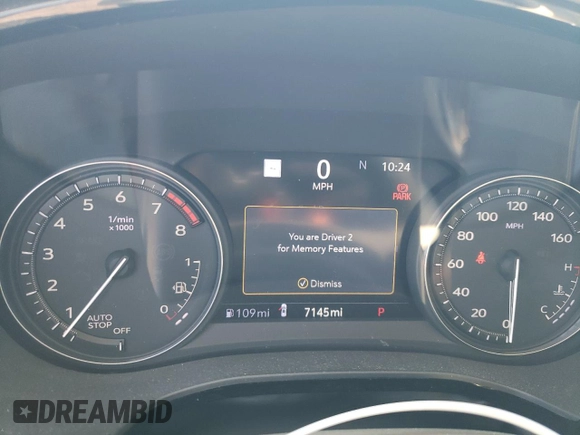 2024 Cadillac XT6 FWD Premium Luxury with VIN 1GYKPCRS7RZ736818, listed as a Copart auction lot 67768804 with 7,145 mi miles and Salvage Title. Bid and sale history available at carsss.com. Image 9.