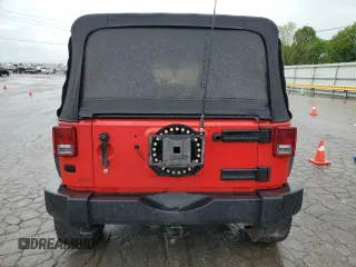 2014 Jeep Wrangler Unlimited Rubicon X with VIN 1C4BJWFG9EL322266, listed as a Copart auction lot 54381095 with 126,850 mi miles and Salvage title. Bid and sale history available at DreamBid. Image 6.