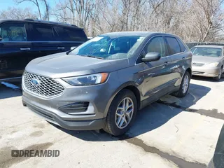 2024 Ford Edge SEL with VIN 2FMPK4J92RBA76551, listed as a IAAI auction lot 41692827 with 27,376 mi miles. Bid and sale history available at carsss.com. Image 2.