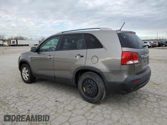 2012 Kia Sorento LX with VIN 5XYKT4A66CG281987, listed as a Copart auction lot 50423135 with Not Provided miles and Clean Title. Bid and sale history available at DreamBid. Image 2.