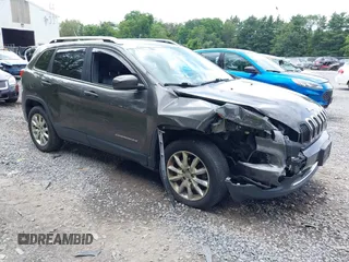 2014 Jeep Cherokee Limited with VIN 1C4PJMDB2EW216225, listed as a IAAI auction lot 42672551 with 151,799 mi miles and . Bid and sale history available at DreamBid. Image 1.
