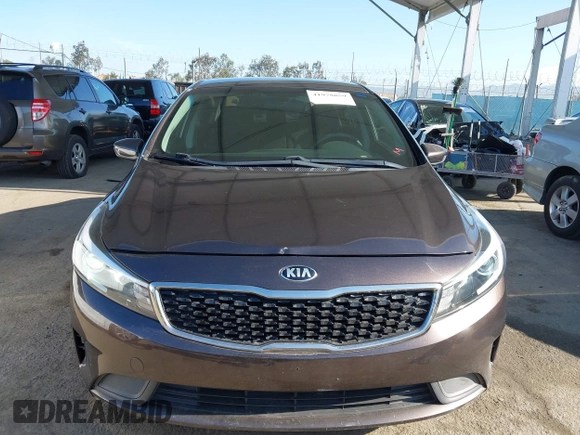 2017 Kia Forte LX with VIN 3KPFK4A72HE118996, listed as a IAAI auction lot 41978859 with 75,191 mi miles. Bid and sale history available at carsss.com. Image 12.