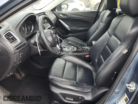 2014 Mazda 6 i Touring with VIN JM1GJ1V66E1130123, listed as a Copart auction lot 53984465 with 278,495 mi miles and Salvage Title. Bid and sale history available at DreamBid. Image 7.