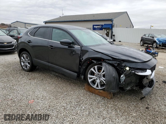 2022 Mazda CX-30 2.5 S Select Package with VIN 3MVDMBBL7NM451745, listed as a Copart auction lot 48222405 with 15,604 mi miles and Salvage Title. Bid and sale history available at carsss.com. Image 4.
