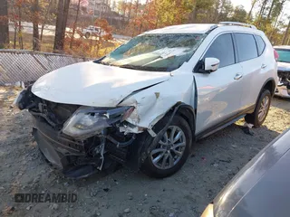 2018 Nissan Rogue S with VIN KNMAT2MT1JP597051, listed as a IAAI auction lot 41814178 with 181,563 mi miles and . Bid and sale history available at carsss.com. Image 2.