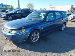 2007 Saab 9-5 with VIN YS3ED59G373520492, listed as a IAAI auction lot 42124489 with 163,624 mi miles. Bid and sale history available at carsss.com. Image 2.