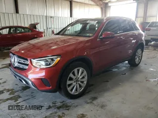 2020 Mercedes-Benz GLC with VIN WDC0G8EB7LF730875, listed as a Copart auction lot 48378795 with 56,466 mi miles and Salvage Title. Bid and sale history available at carsss.com. Image 1.