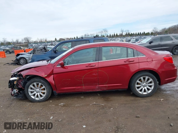 2012 Chrysler 200 Touring with VIN 1C3CCBBG4CN151574, listed as a IAAI auction lot 41796727 with 100,784 mi miles. Bid and sale history available at carsss.com. Image 14.
