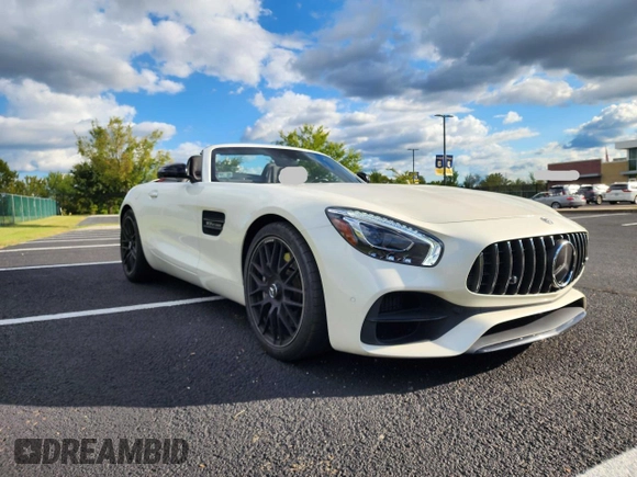 2018 Mercedes-Benz AMG GT AMG GT with VIN WDDYK7HA2JA018312, listed as a Copart auction lot 62376165 with 23,582 mi miles and Salvage title. Bid and sale history available at DreamBid. Image 1.