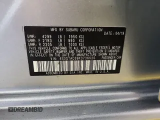 2019 Subaru Impreza Premium с VIN 4S3GTAC69K3736626, выставлен на аукционе IAAI как лот 42569664 с пробегом 97 037 миль миль и . История ставок и продаж доступна на DreamBid. Изображение 32.