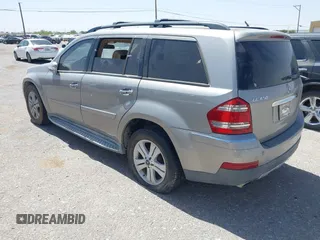2008 Mercedes-Benz GL-Class 4.6L with VIN 4JGBF71E58A427377, listed as a IAAI auction lot 41867059 with 187,669 mi miles. Bid and sale history available at carsss.com. Image 3.
