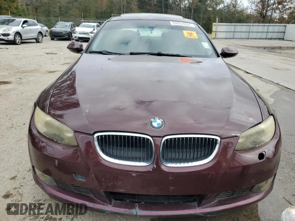 2008 BMW 3 Series 328i with VIN WBAWB33578P135618, listed as a Copart auction lot 84954694 with 0 mi miles and Clean Title. Bid and sale history available at carsss.com. Image 5.