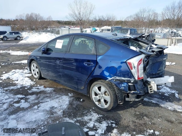 2012 Toyota Prius One with VIN JTDKN3DUXC1559823, listed as a IAAI auction lot 41253583 with 144,729 mi miles. Bid and sale history available at carsss.com. Image 3.