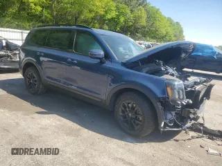 2024 Kia Telluride SX Prestige X-Line with VIN 5XYP5DGC1RG439447, listed as a Copart auction lot 52987835 with Not provided miles and Salvage title. Bid and sale history available at DreamBid. Image 4.