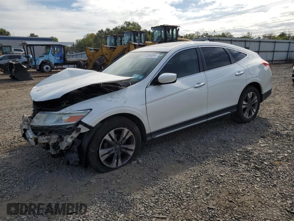 2014 Honda Crosstour EX-L with VIN 5J6TF2H57EL003386, listed as a Copart auction lot 72093304 with 172,891 mi miles and Salvage Title. Bid and sale history available at carsss.com. Image 1.