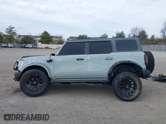 2023 Ford Bronco with VIN 1FMDE5BH1PLB96263, listed as a IAAI auction lot 41689199 with 27,761 mi miles. Bid and sale history available at carsss.com. Image 14.