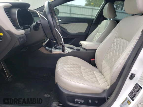 2015 Kia Optima SX Turbo with VIN 5XXGR4A63FG453826, listed as a Copart auction lot 46898225 with 140,782 mi miles and Salvage Title. Bid and sale history available at carsss.com. Image 7.