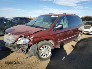 2001 Chrysler Town & Country LXi with VIN 2C4GP54L81R147203, listed as a Copart auction lot 47129065 with 140,036 mi miles and Salvage Title. Bid and sale history available at DreamBid. Image 1.