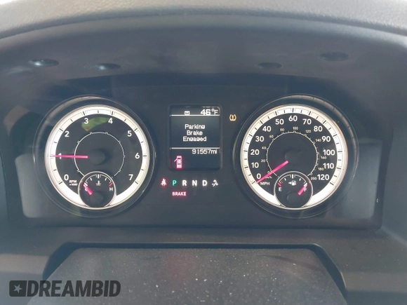 2018 Ram 1500 Express with VIN 1C6RR7FGXJS302502, listed as a IAAI auction lot 40942179 with 91,557 mi miles. Bid and sale history available at carsss.com. Image 7.