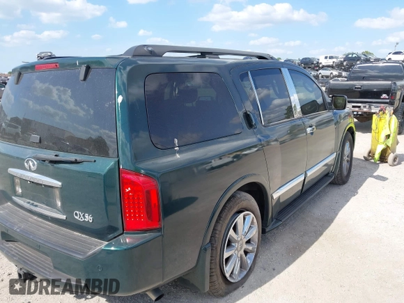 2008 Infiniti QX56 with VIN 5N3AA08D98N908053, listed as a IAAI auction lot 41915120 with 195,652 mi miles. Bid and sale history available at carsss.com. Image 4.