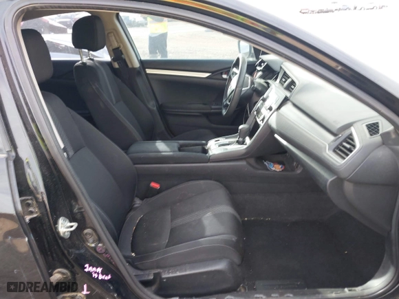 2017 Honda Civic Sedan LX with VIN 19XFC2F53HE055853, listed as a IAAI auction lot 41906645 with 186,109 mi miles. Bid and sale history available at carsss.com. Image 5.
