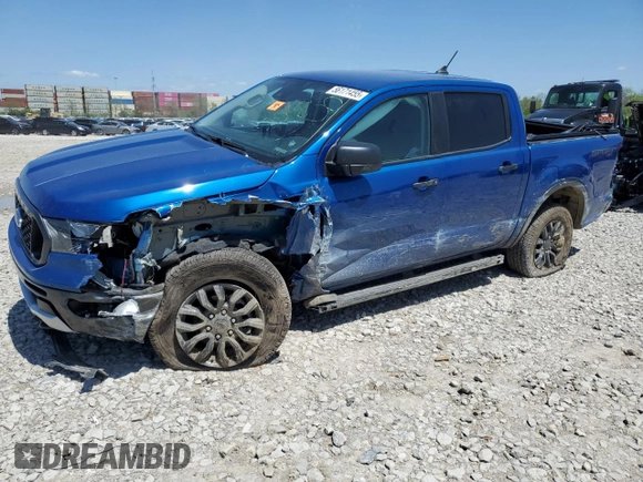 2020 Ford Ranger XL with VIN 1FTER4FH0LLA88079, listed as a Copart auction lot 56171455 with Not provided miles and Salvage title. Bid and sale history available at DreamBid. Image 1.