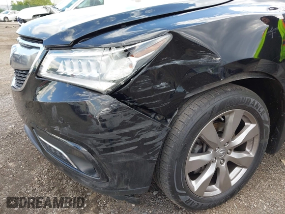 2014 Acura MDX Advance with VIN 5FRYD4H83EB017066, listed as a IAAI auction lot 42200811 with 234,896 mi miles and . Bid and sale history available at DreamBid. Image 6.
