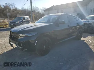 2024 BMW X6 xDrive40i with VIN 5UX33EX0XR9U90218, listed as a Copart auction lot 48753995 with 14,259 mi miles and Salvage Title. Bid and sale history available at carsss.com. Image 1.