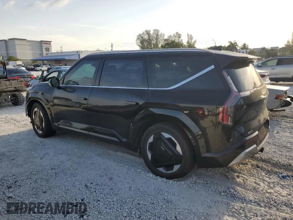 2024 Kia EV9 Land with VIN KNDADFS51R6026525, listed as a Copart auction lot 50104565 with 23,544 mi miles and Salvage Title. Bid and sale history available at carsss.com. Image 2.