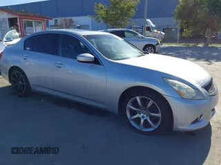 2011 Infiniti G25 Journey with VIN JN1DV6AP8BM604444, listed as a IAAI auction lot 41653052 with 170,745 mi miles. Bid and sale history available at carsss.com. Image 1.