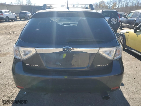 2008 Subaru Impreza Wagon (Natl) i w/Premium Pkg with VIN JF1GH61658H831283, listed as a Copart auction lot 80364844 with 152,323 mi miles and Salvage Title. Bid and sale history available at carsss.com. Image 6.