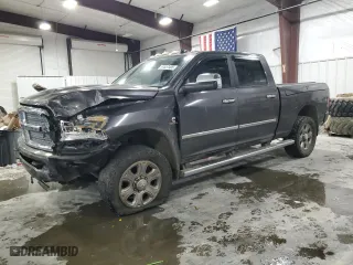 2014 Ram 2500 Longhorn with VIN 3C6UR5GL3EG136363, listed as a Copart auction lot 87637405 with 287,429 mi miles and Salvage Title. Bid and sale history available at carsss.com. Image 1.