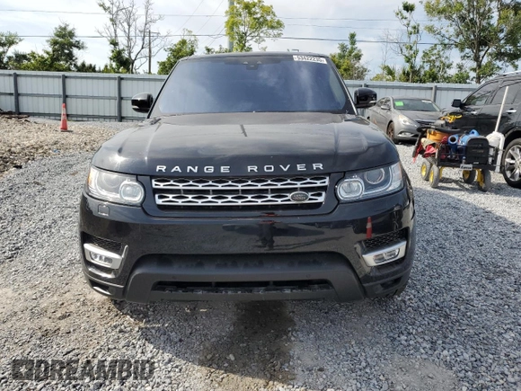 2017 Land Rover Range Rover Sport HSE with VIN SALWR2FV6HA161739, listed as a Copart auction lot 53422235 with 55,983 mi miles and Salvage Title. Bid and sale history available at carsss.com. Image 5.
