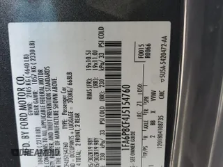 2018 Ford Mustang GT with VIN 1FA6P8CF4J5154760, listed as a Copart auction lot 50172575 with Not Provided miles and Salvage Title. Bid and sale history available at DreamBid. Image 12.