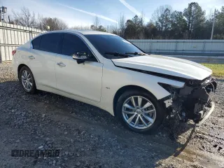 2020 Infiniti Q50 3.0t LUXE with VIN JN1EV7ARXLM251153, listed as a Copart auction lot 44759545 with 54,476 mi miles and Salvage Title. Bid and sale history available at carsss.com. Image 4.