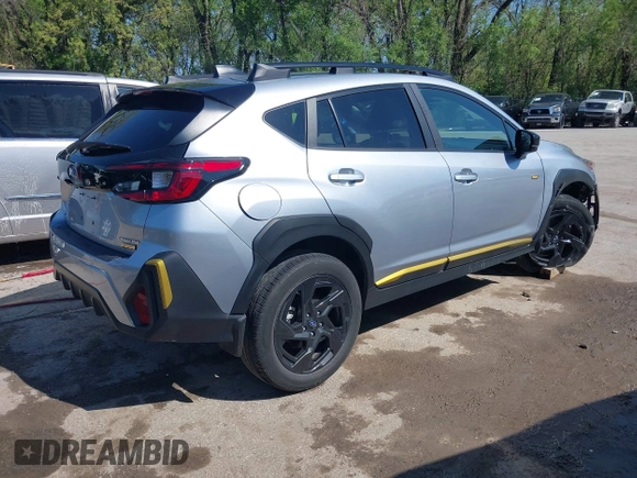 2024 Subaru Crosstrek Special Sports с VIN 4S4GUHF66R3796175, выставлен на аукционе IAAI как лот 42063822 с пробегом 10 461 миль миль и . История ставок и продаж доступна на DreamBid. Изображение 4.