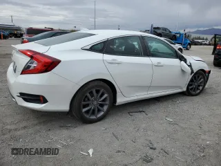 2019 Honda Civic Sedan EX with VIN 19XFC1F34KE217148, listed as a Copart auction lot 48805065 with 41,205 mi miles and Salvage Title. Bid and sale history available at carsss.com. Image 3.