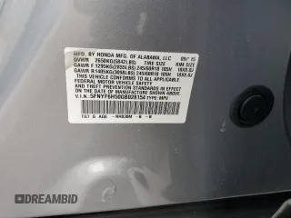 2016 Honda Pilot EX-L with VIN 5FNYF6H50GB028154, listed as a Copart auction lot 47407005 with Not Provided miles and Salvage Title. Bid and sale history available at DreamBid. Image 14.