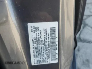 2015 Honda Odyssey EX-L with VIN 5FNRL5H60FB089678, listed as a Copart auction lot 56025035 with Not Provided miles and Salvage Title. Bid and sale history available at DreamBid. Image 13.