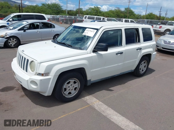 2008 Jeep Patriot Sport with VIN 1J8FT28038D647491, listed as a IAAI auction lot 42279472 with 164,527 mi miles and . Bid and sale history available at DreamBid. Image 2.