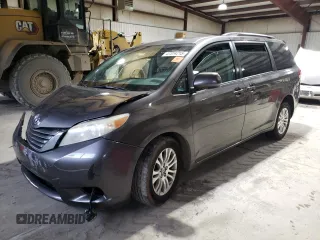 2012 Toyota Sienna XLE AAS with VIN 5TDYK3DC5CS240472, listed as a Copart auction lot 47374215 with 171,830 mi miles and Salvage Title. Bid and sale history available at carsss.com. Image 1.