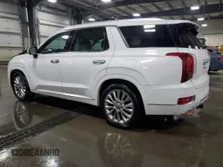 2020 Hyundai Palisade Limited z VIN KM8R5DHE5LU084809, wystawiony jako Copart lot #54953645 z przebiegiem 62 062 mil mil oraz Szkoda całkowita • Salvage title. Historia ofert i sprzedaży dostępna na DreamBid. Obrazek 2.