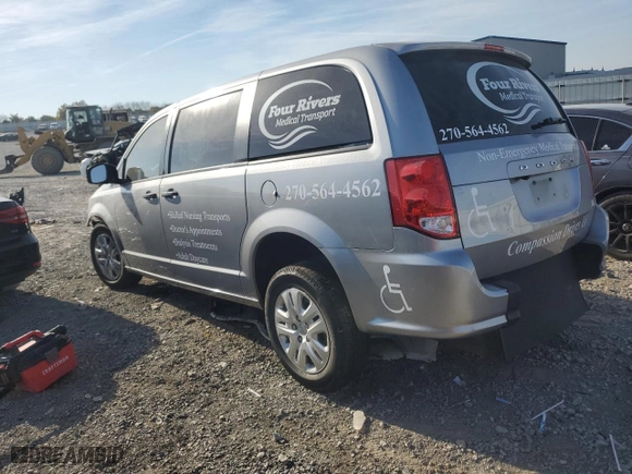 2019 Dodge Grand Caravan SE with VIN 2C4RDGBG0KR783294, listed as a Copart auction lot 51138735 with 121,359 mi miles and Salvage Title. Bid and sale history available at carsss.com. Image 2.