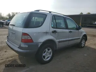 1999 Mercedes-Benz M-Class with VIN 4JGAB54EXXA131129, listed as a Copart auction lot 72888314 with 81,662 mi miles and Clean Title. Bid and sale history available at carsss.com. Image 3.