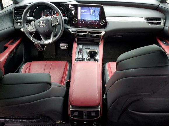 2023 Lexus RX 350 with VIN 2T2BAMCA7PC004804, listed as a Copart auction lot 51845555 with 24,797 mi miles and Salvage Title. Bid and sale history available at DreamBid. Image 8.
