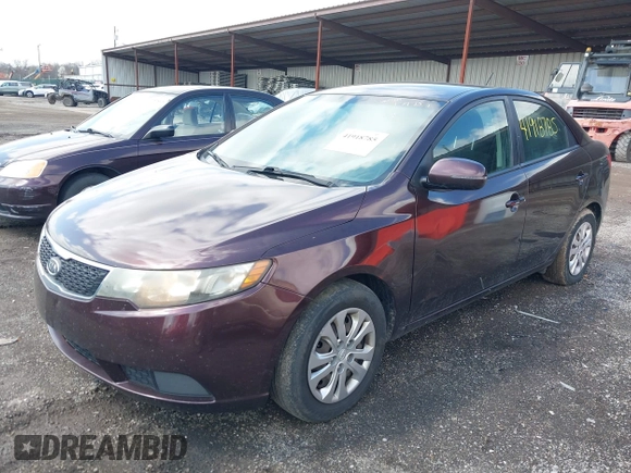 2011 Kia Forte EX with VIN KNAFU4A24B5457273, listed as a IAAI auction lot 41918785 with 172,687 mi miles. Bid and sale history available at carsss.com. Image 2.