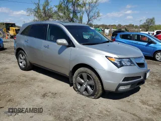 2012 Acura MDX with VIN 2HNYD2H26CH507620, listed as a Copart auction lot 52337315 with 121,624 mi miles and Salvage title. Bid and sale history available at DreamBid. Image 4.